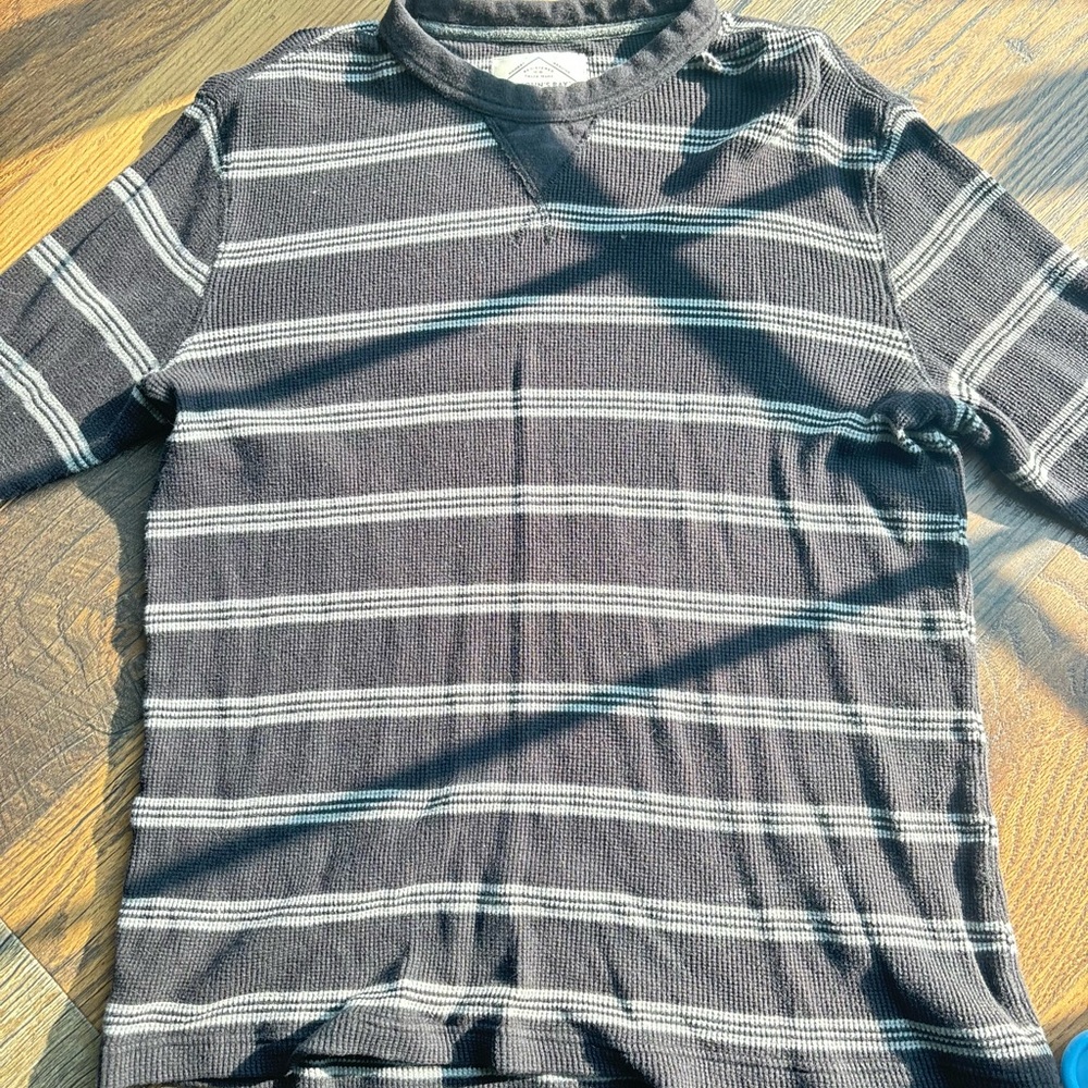 St. John's Bay Black and Gray Long Sleeve Sweater